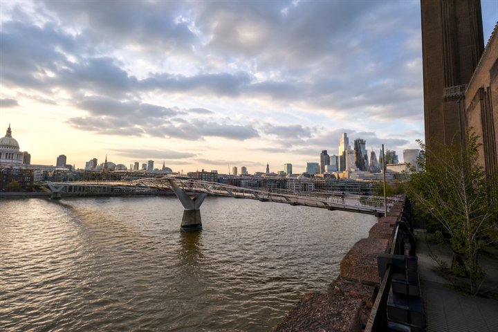 View across the River Thames