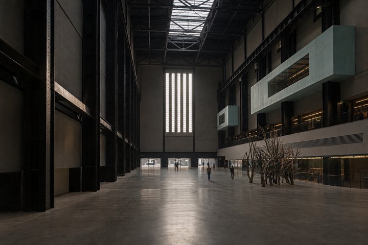 Vast central hall